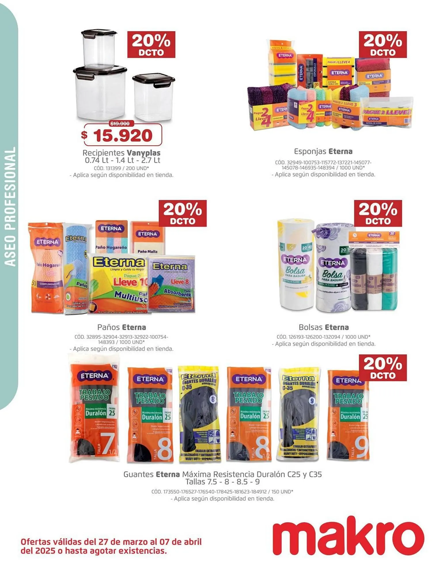 Catalogo de Catálogo Makro 4 de abril al 7 de abril 2025 - Pag 20