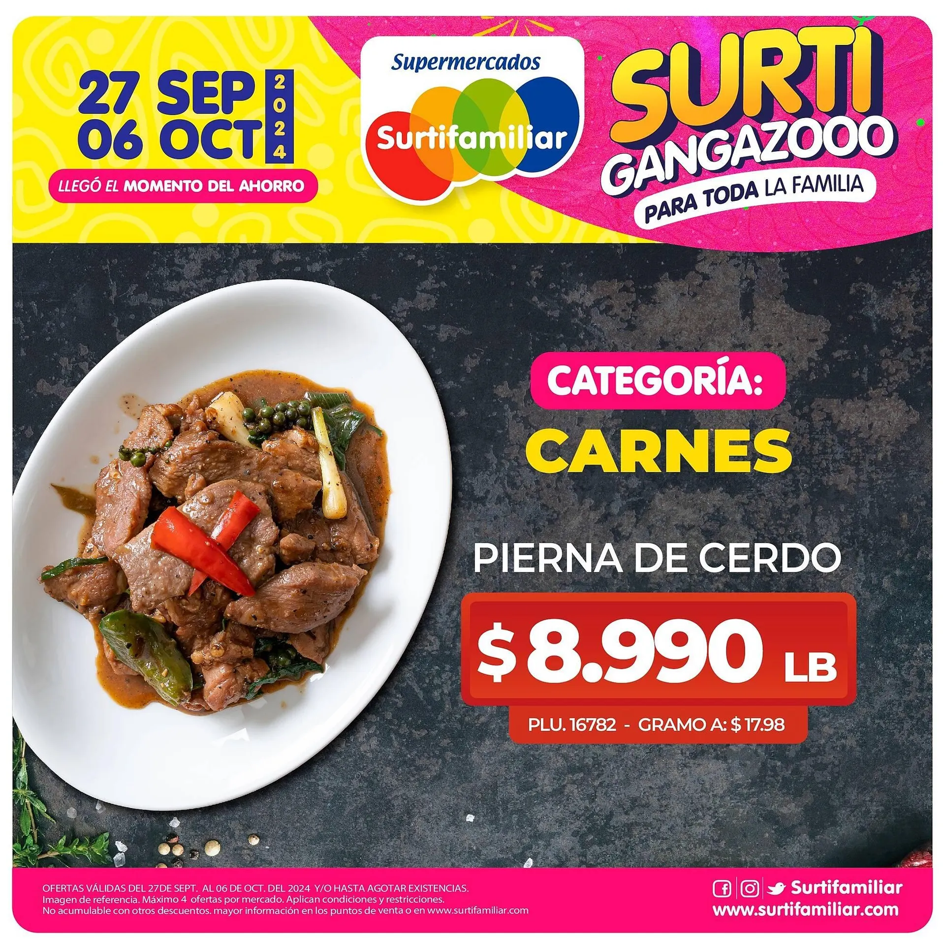 Catalogo de Catálogo Surtifamiliar 27 de septiembre al 6 de octubre 2024 - Pag 1