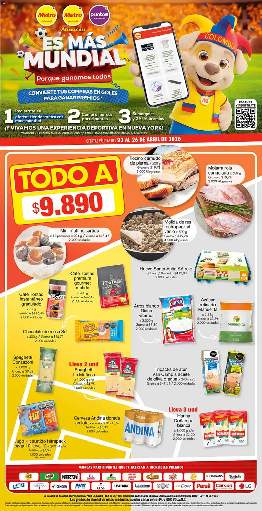 Catalogo de Catálogo Metro 23 de abril al 27 de abril 2026 - Pag 1