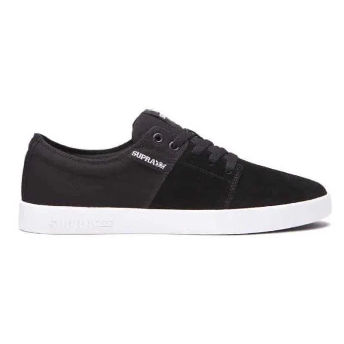Zapatos Supra Stacks Black Grey White