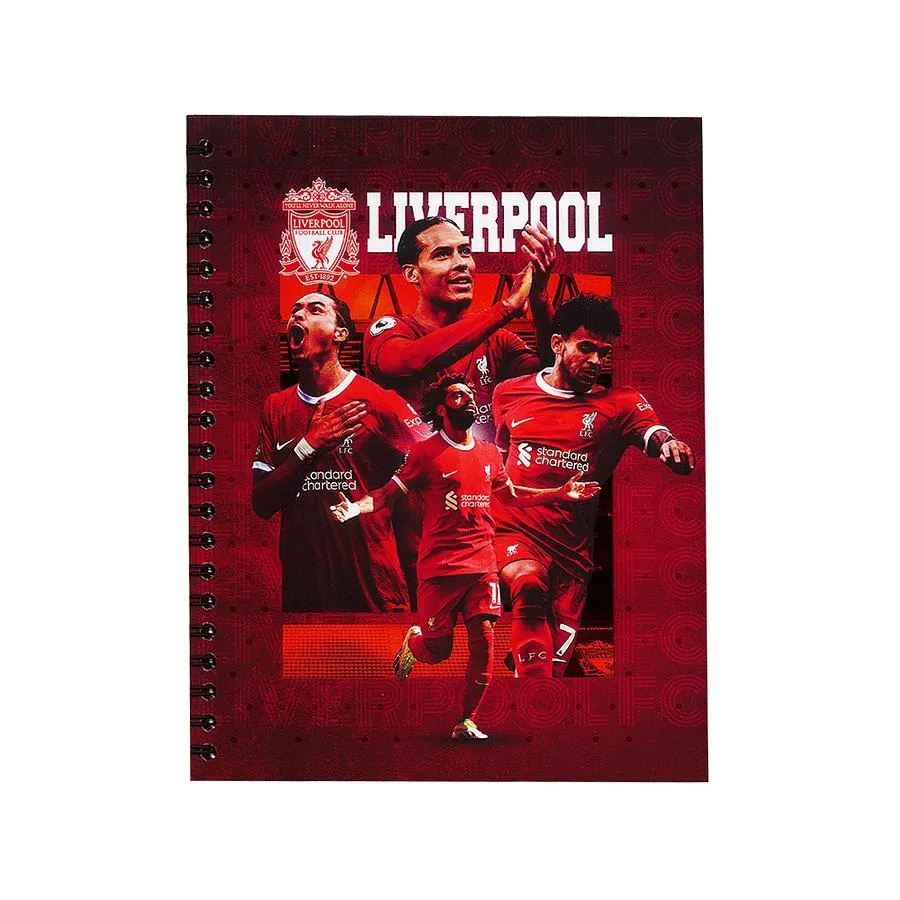 Cuaderno Catedrático Pasta Dura Liverpool 80 Hojas