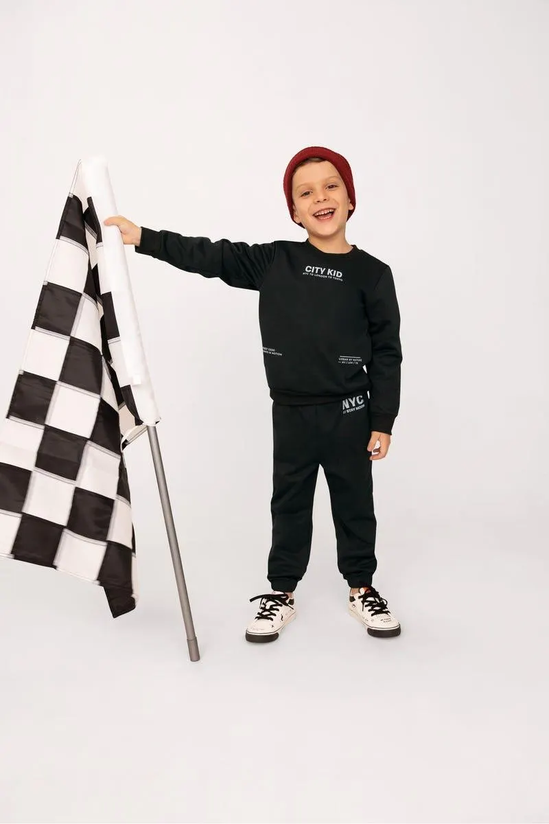 CONJUNTO X 2 BUZO - JOGGER Negro