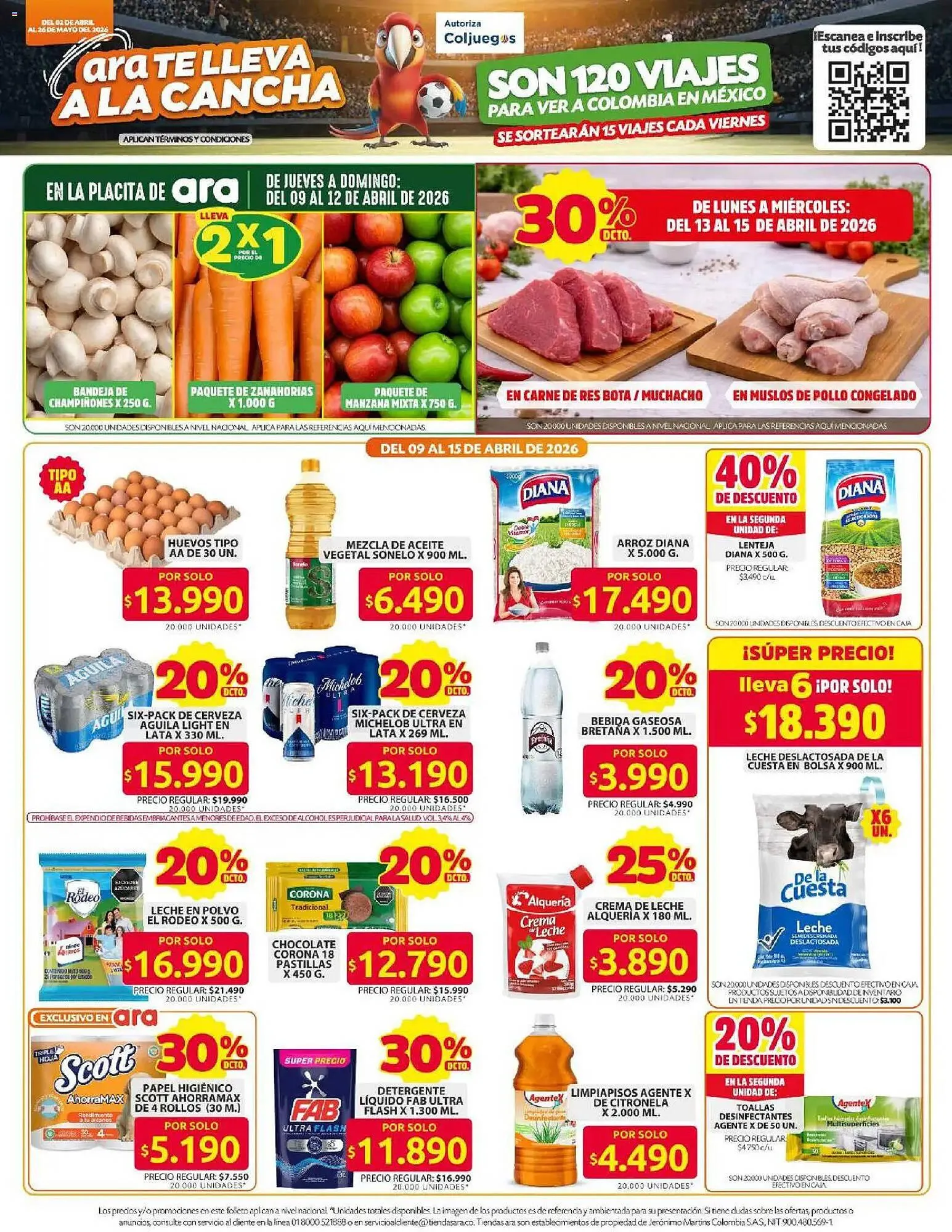 Catalogo de Catálogo Ara 9 de abril al 15 de abril 2026 - Pag 1