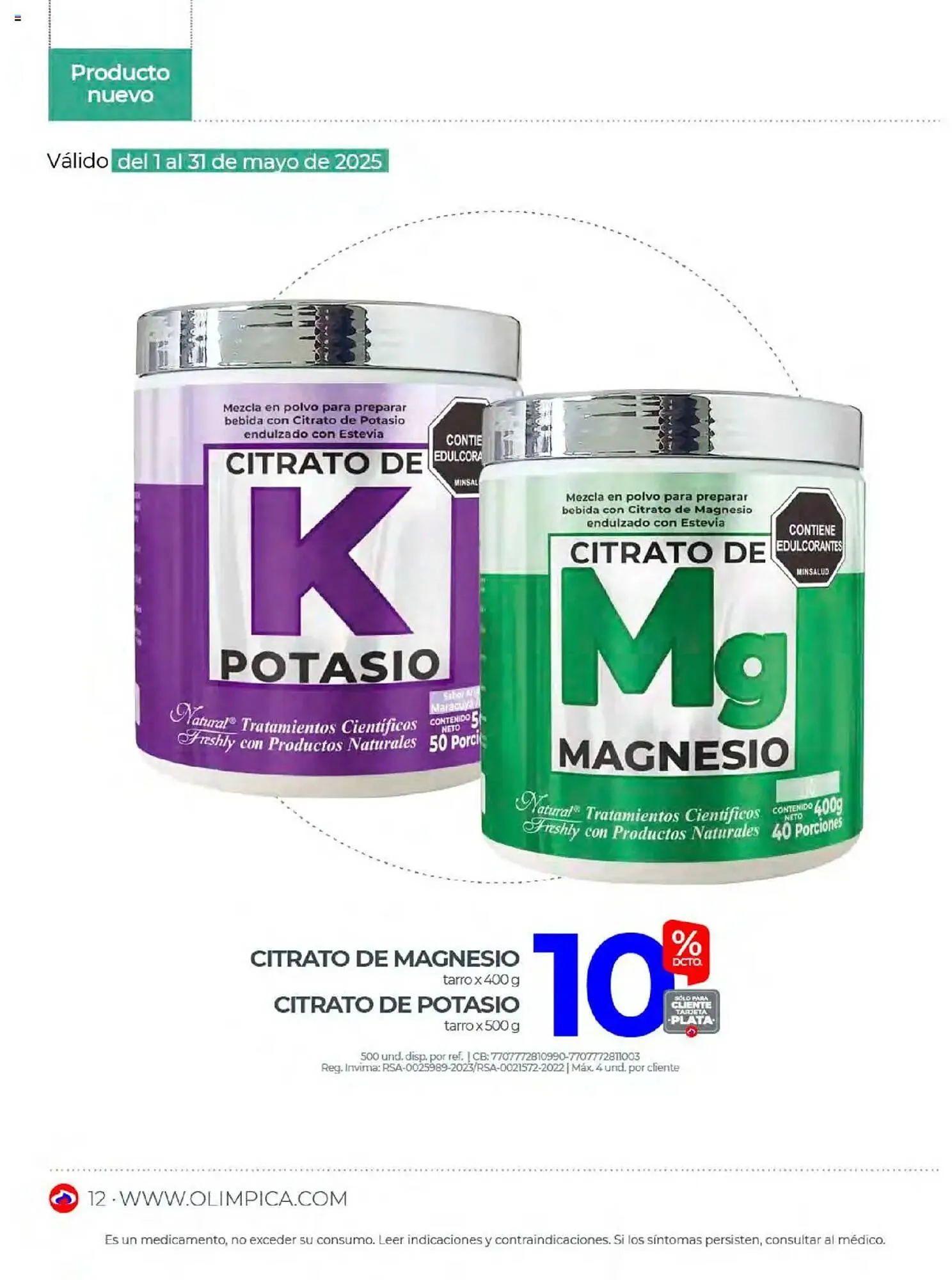 Catalogo de Catálogo Olímpica 1 de mayo al 31 de mayo 2025 - Pag 12