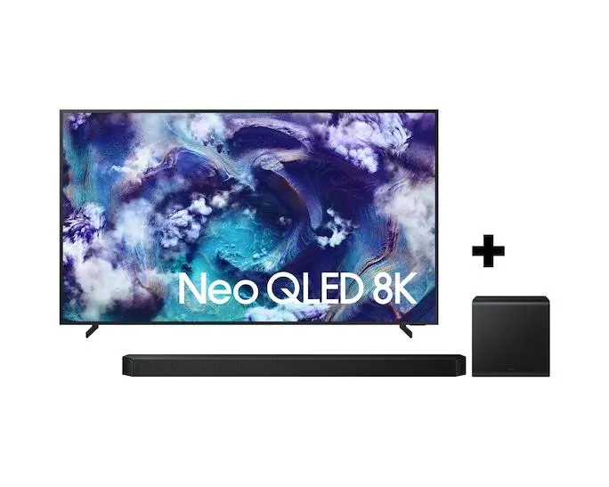 Televisor Smart 75” Neo QLED 8K QN900F (2025) + Barra de Sonido HW-Q800F/ZL
