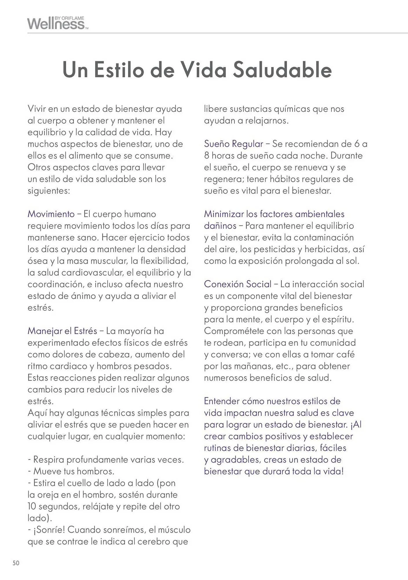 Catalogo de Catálogo Oriflame 21 de octubre al 4 de noviembre 2024 - Pag 50