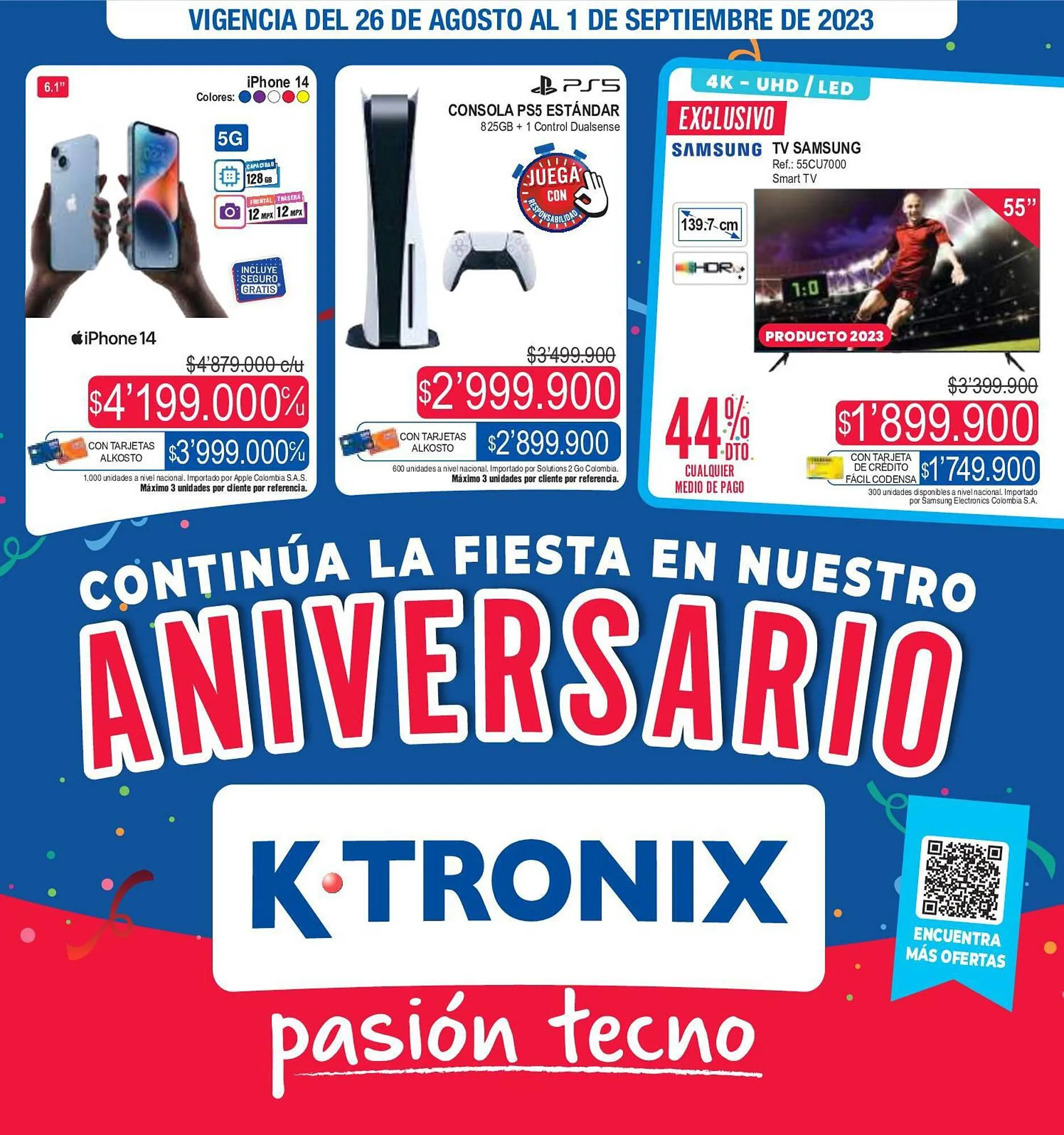 Catalogo de Catálogo Ktronix 26 de agosto al 1 de septiembre 2023 - Pag 1