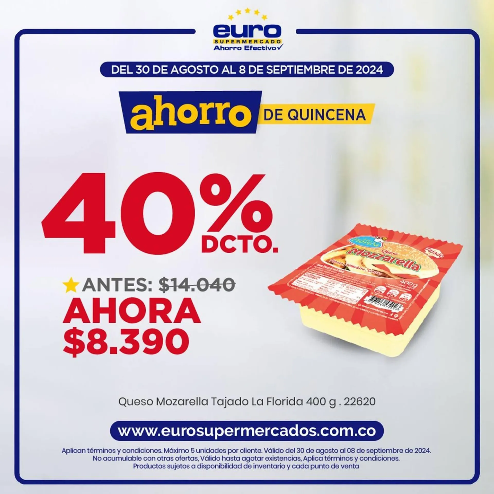 Catalogo de Catálogo Euro Supermercados 1 de septiembre al 15 de septiembre 2024 - Pag 7