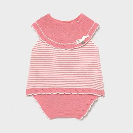CONJUNTO TRICOT ROSADO NIÑA BABY MAYORAL REF 1298