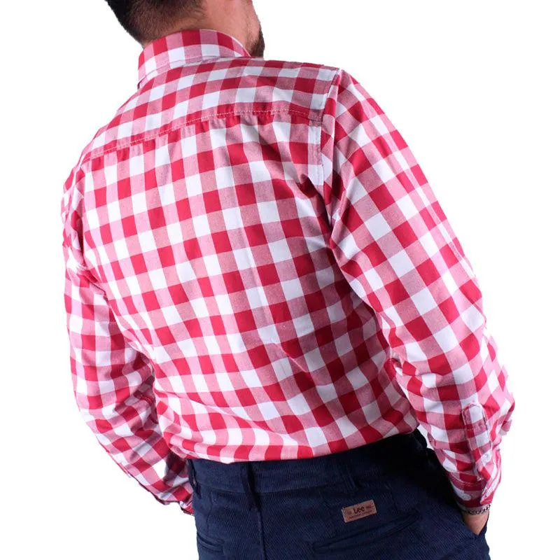 Camisa para hombre Lec Lee - Rojo