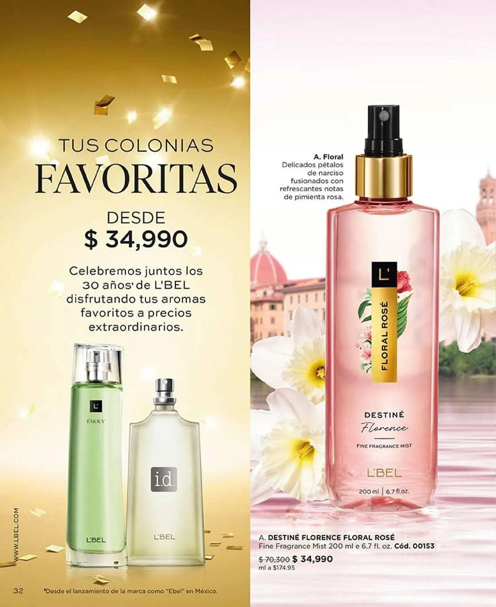 Catalogo de Catálogo L'bel 25 de marzo al 30 de abril 2025 - Pag 32