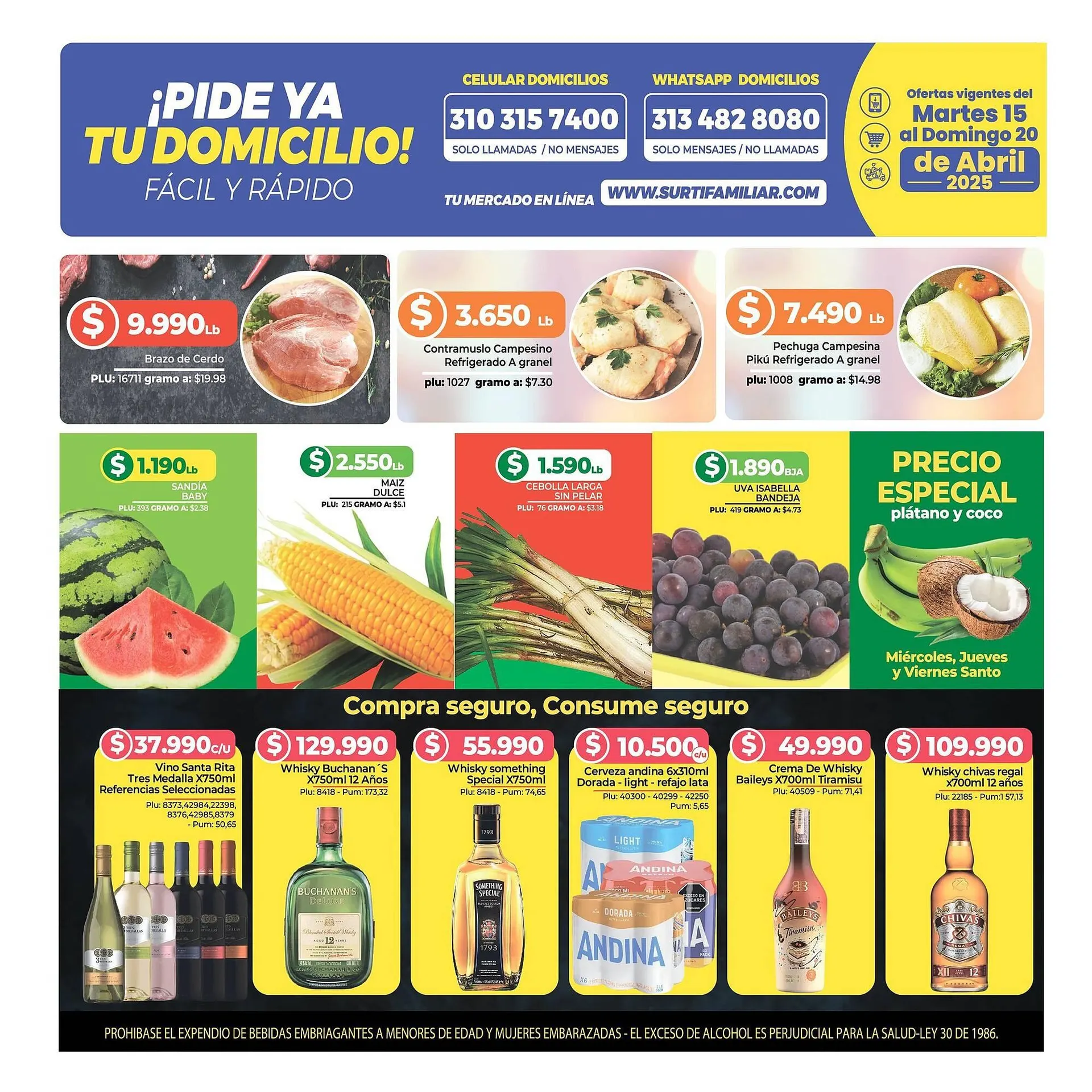 Catalogo de Catálogo Surtifamiliar 14 de abril al 16 de abril 2025 - Pag 2