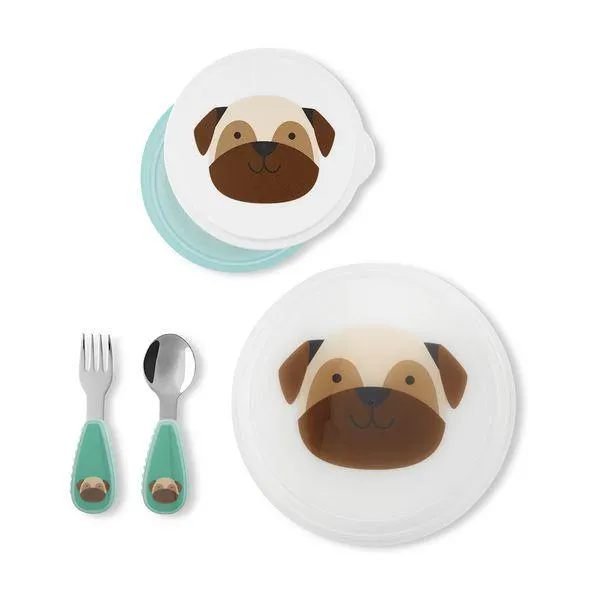 Set Cubiertos y Platos Pug - Skip Hop