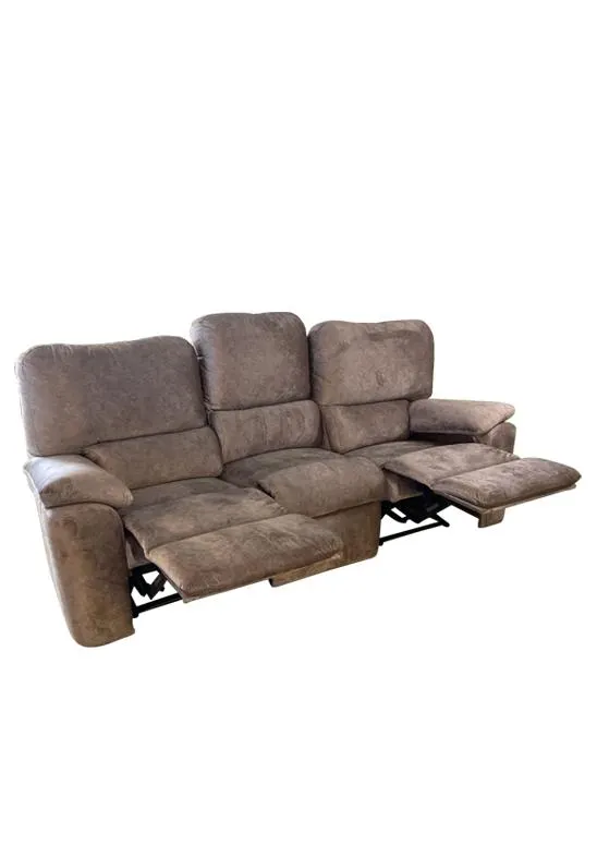 Sofá Reclinable Dallas De 3 Puestos 2 Reclinan Electrónico