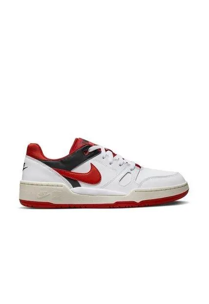 Tenis Nike Full Force Lo Nsw-Blanco/Rojo