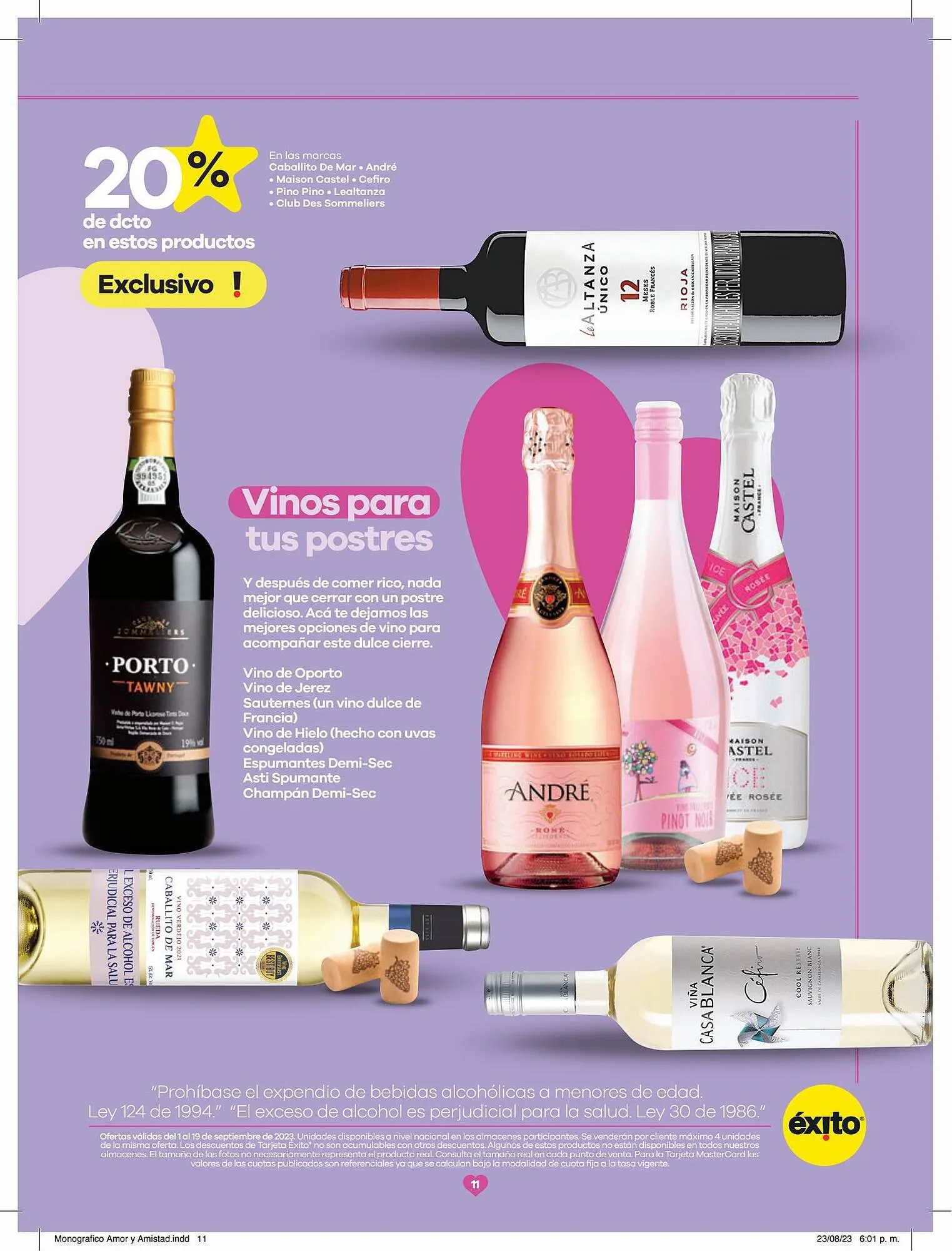 Catalogo de Catálogo Éxito 1 de septiembre al 19 de septiembre 2023 - Pag 11