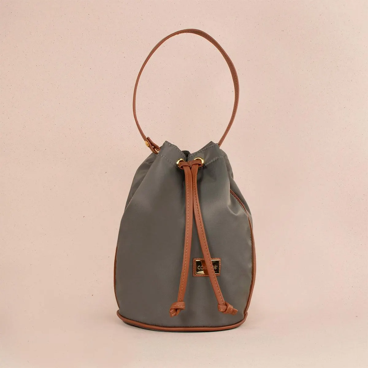 Bolso tipo tula color gris 104380