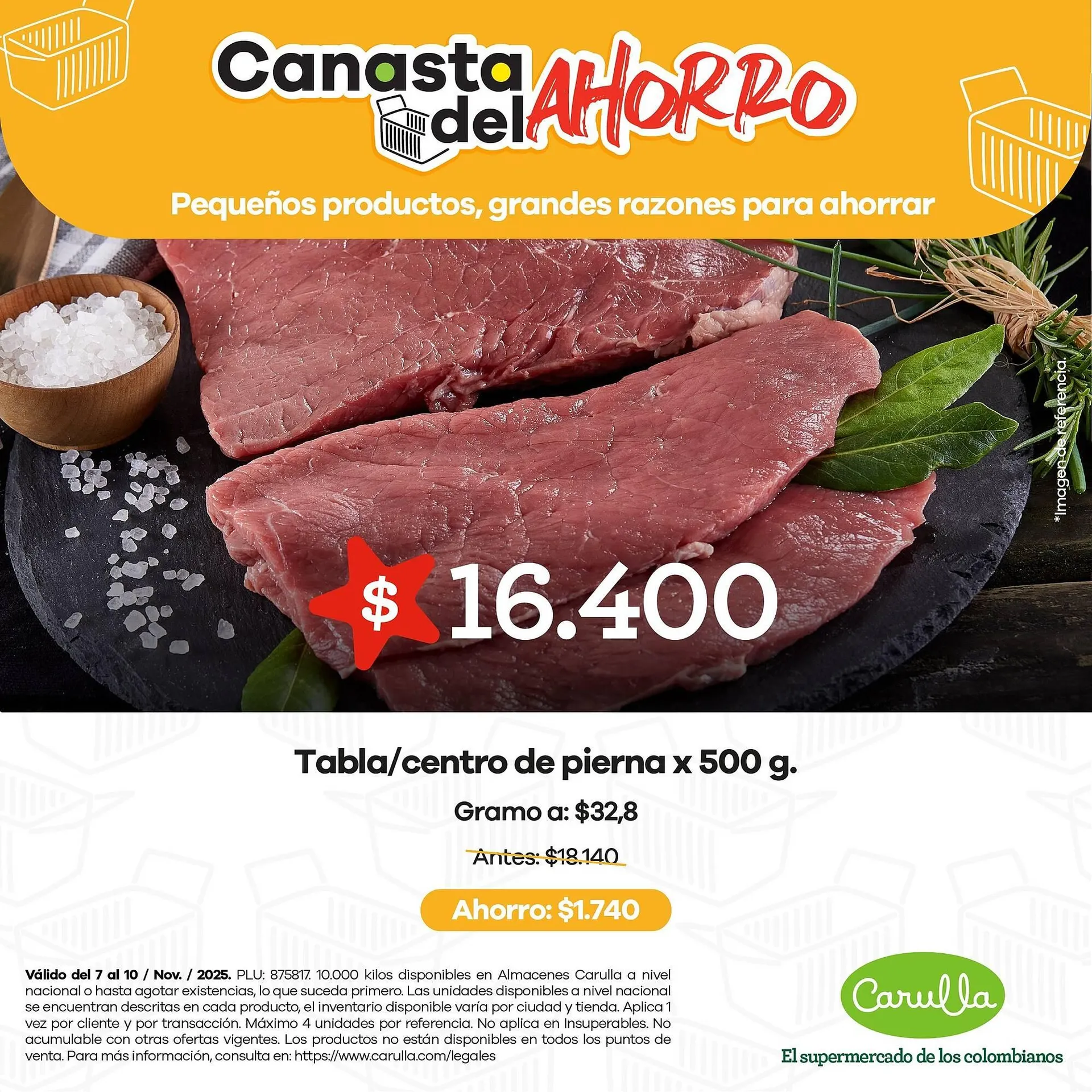 Catalogo de Catálogo Carulla 9 de noviembre al 10 de noviembre 2025 - Pag 1