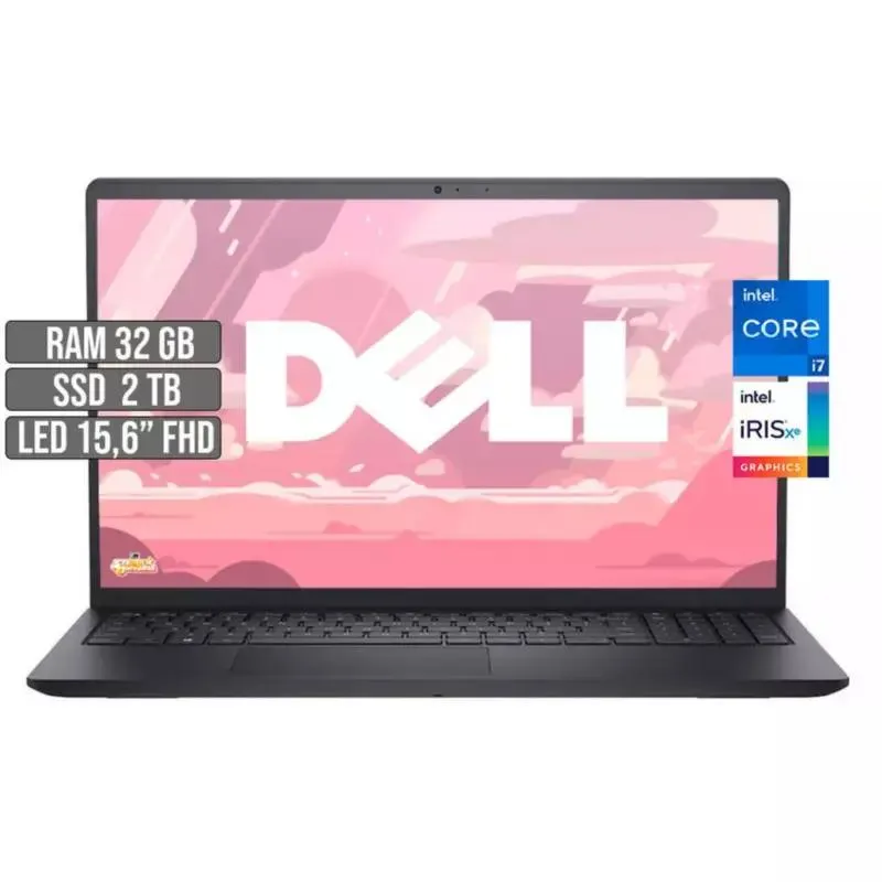 PORTATIL DELL INSPIRON INTEL CORE I7-1165G7 SSD 2TB RAM 32GB 15,6 FHD