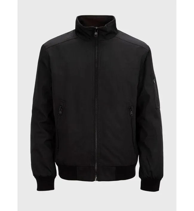 Chaqueta Negro Con Cierre