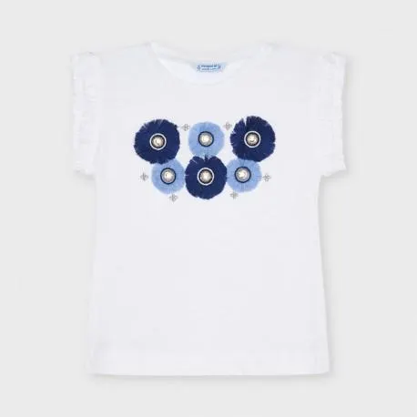 CAMISETA TIRANTE AZUL CIELO NIÑA MINI MAYORAL REF 3024