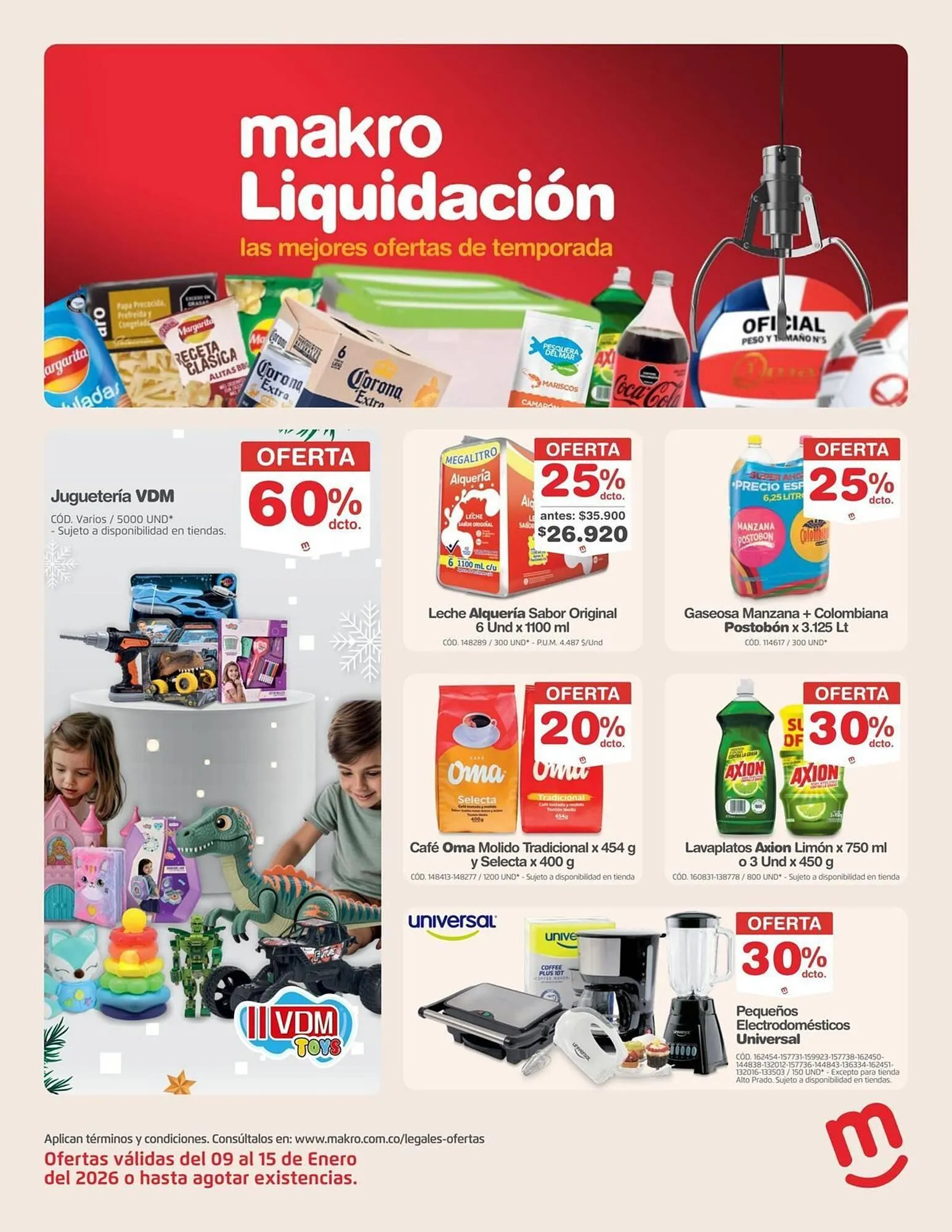 Catalogo de Catálogo Makro 9 de enero al 15 de enero 2026 - Pag 1