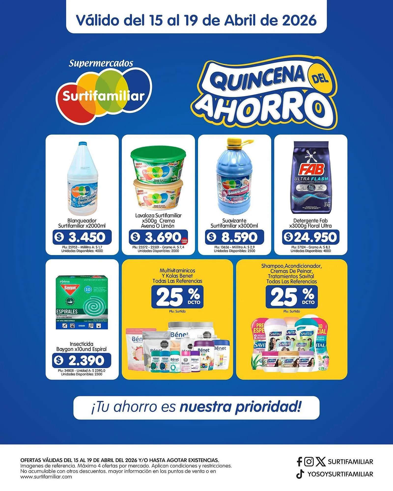 Catalogo de Catálogo Surtifamiliar 15 de abril al 19 de abril 2026 - Pag 5