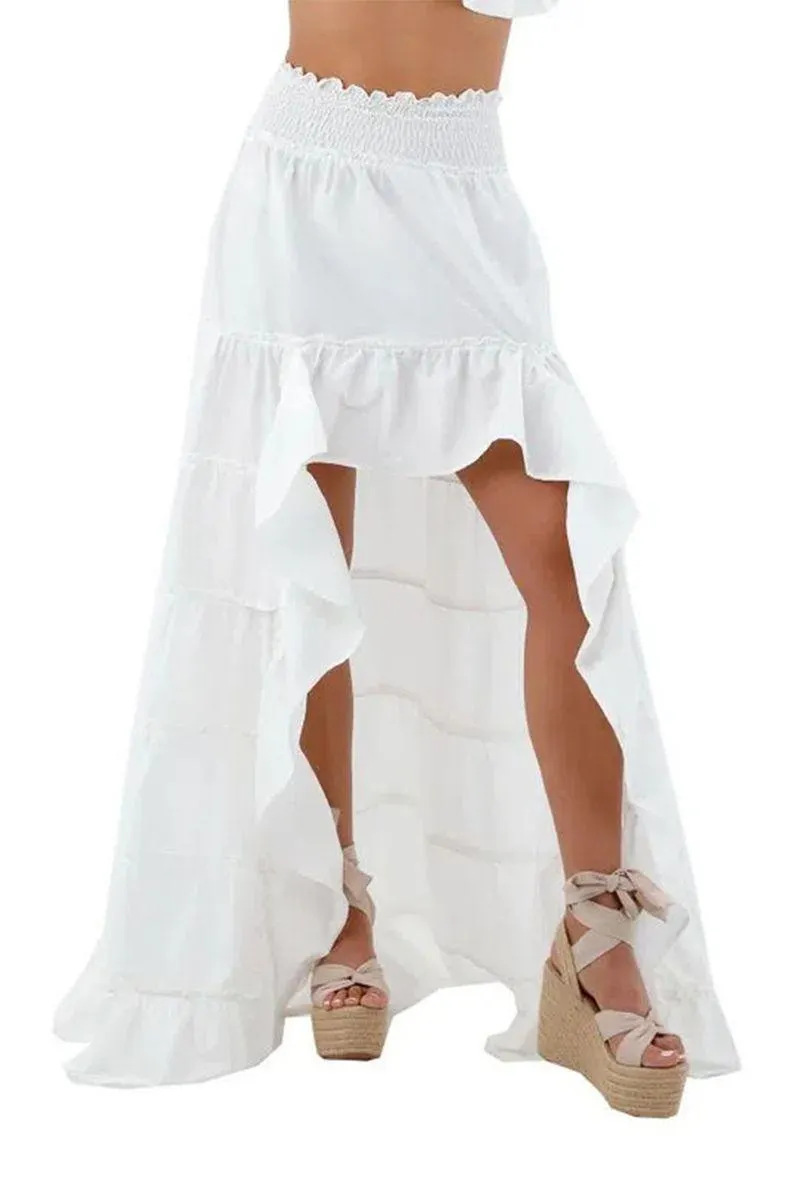 Falda Larga Marfil para mujer Kelly