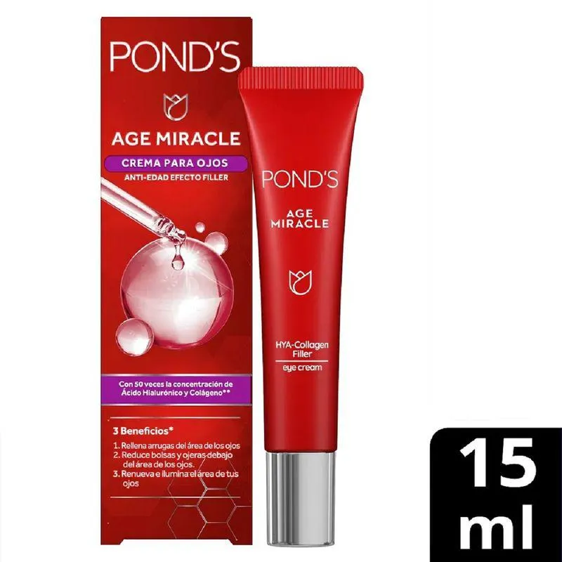 Crema Ponds Age Miracle Eye Cream Tubo X 15 Ml