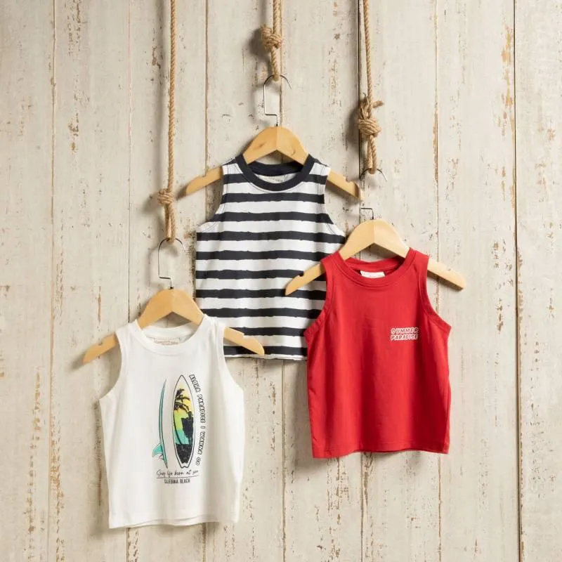Pack de 3 camisetas para Bebé Niño algodón Yamp
