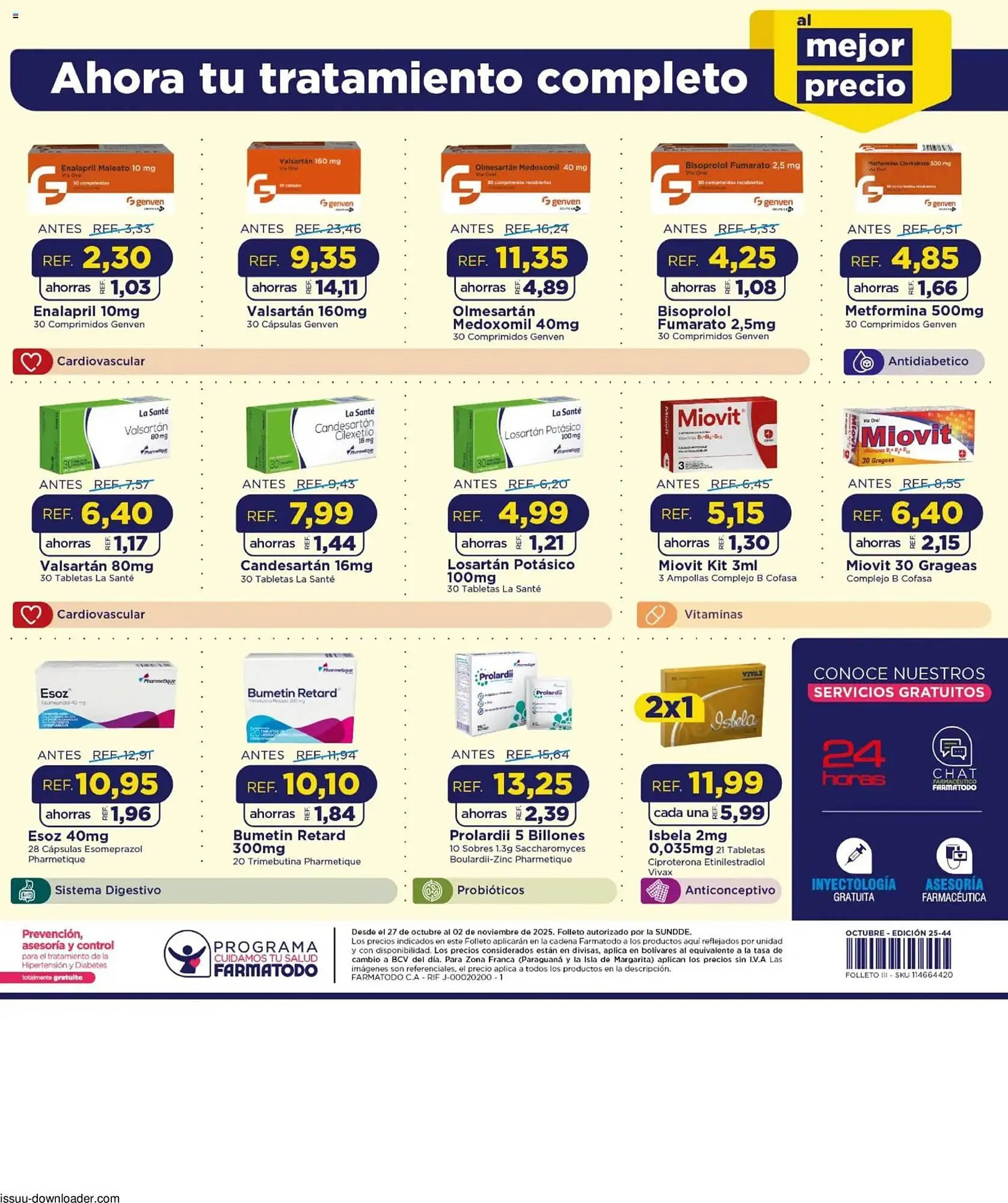 Catalogo de Catálogo FarmaTodo 27 de octubre al 2 de noviembre 2025 - Pag 12
