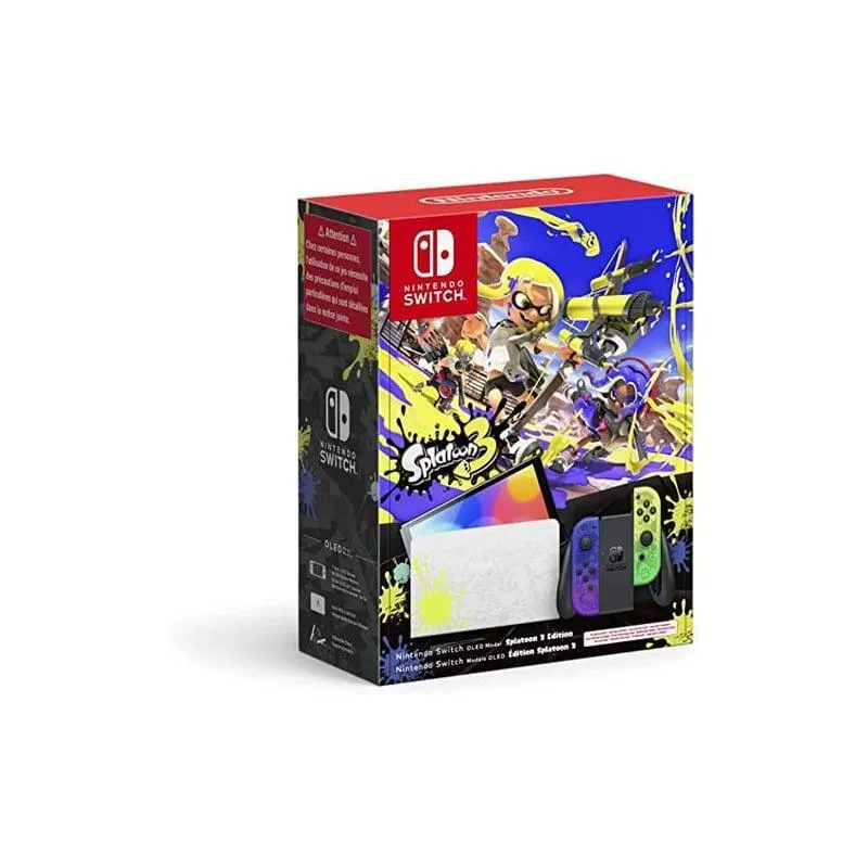 Consola nintendo switch oled edicion splatoon 3