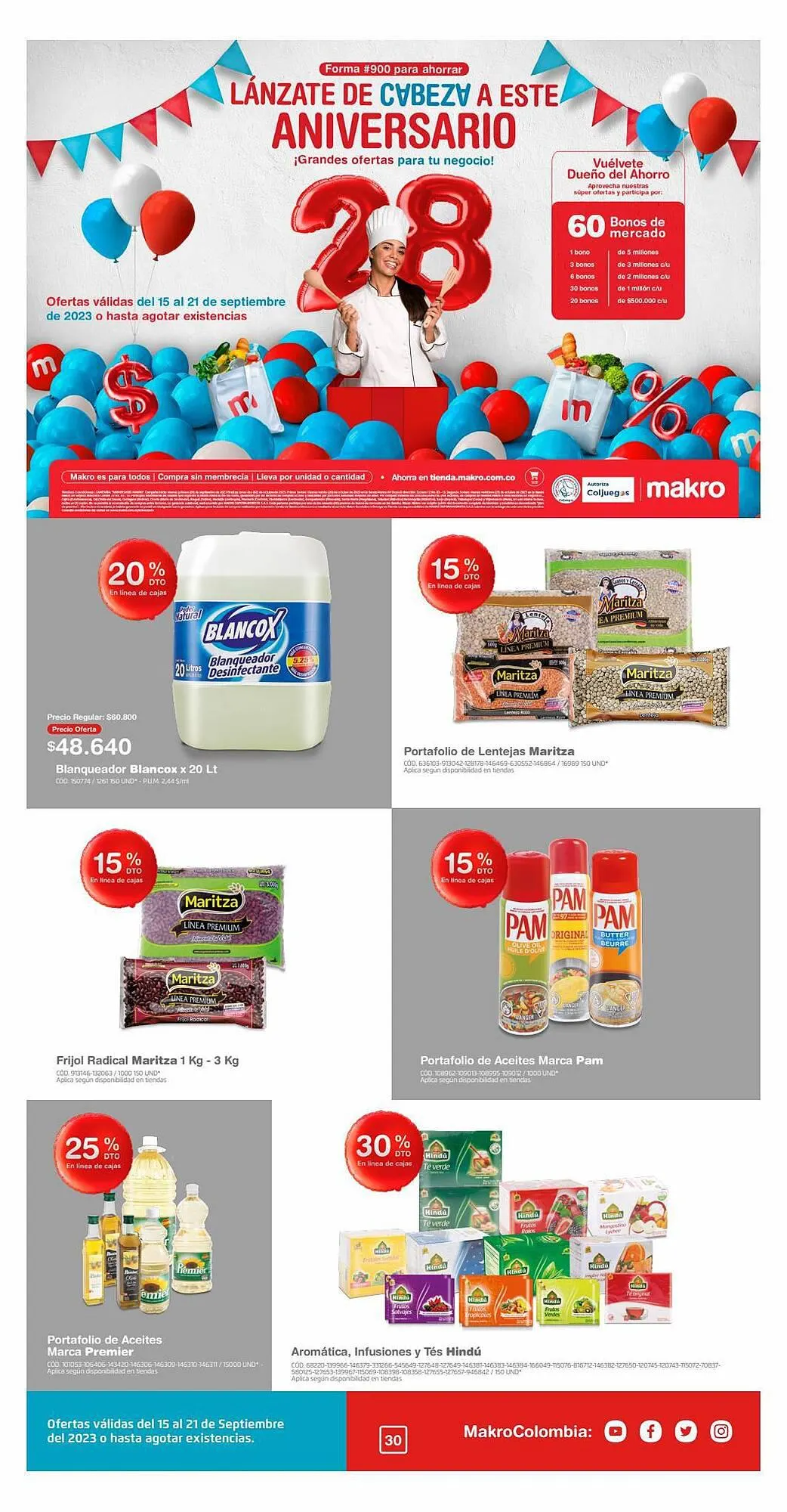Catalogo de Catálogo Makro 15 de septiembre al 21 de septiembre 2023 - Pag 30