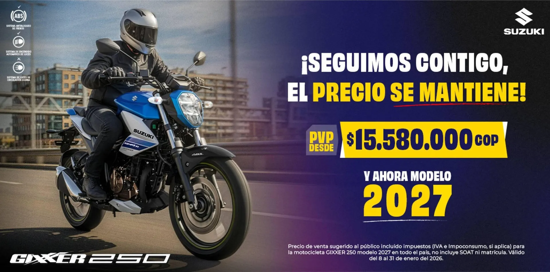 Catalogo de Catálogo Suzuki 14 de enero al 31 de enero 2026 - Pag 1
