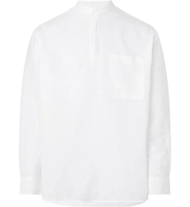 Camisa Blanca Slim Fit Esencial Para Hombre