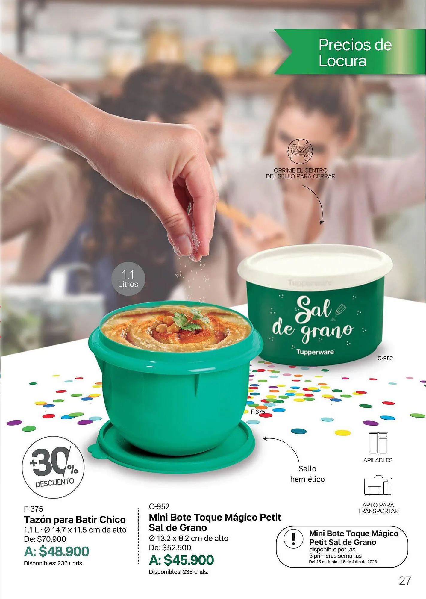 Catalogo de Catálogo Tupperware 16 de junio al 13 de julio 2023 - Pag 29