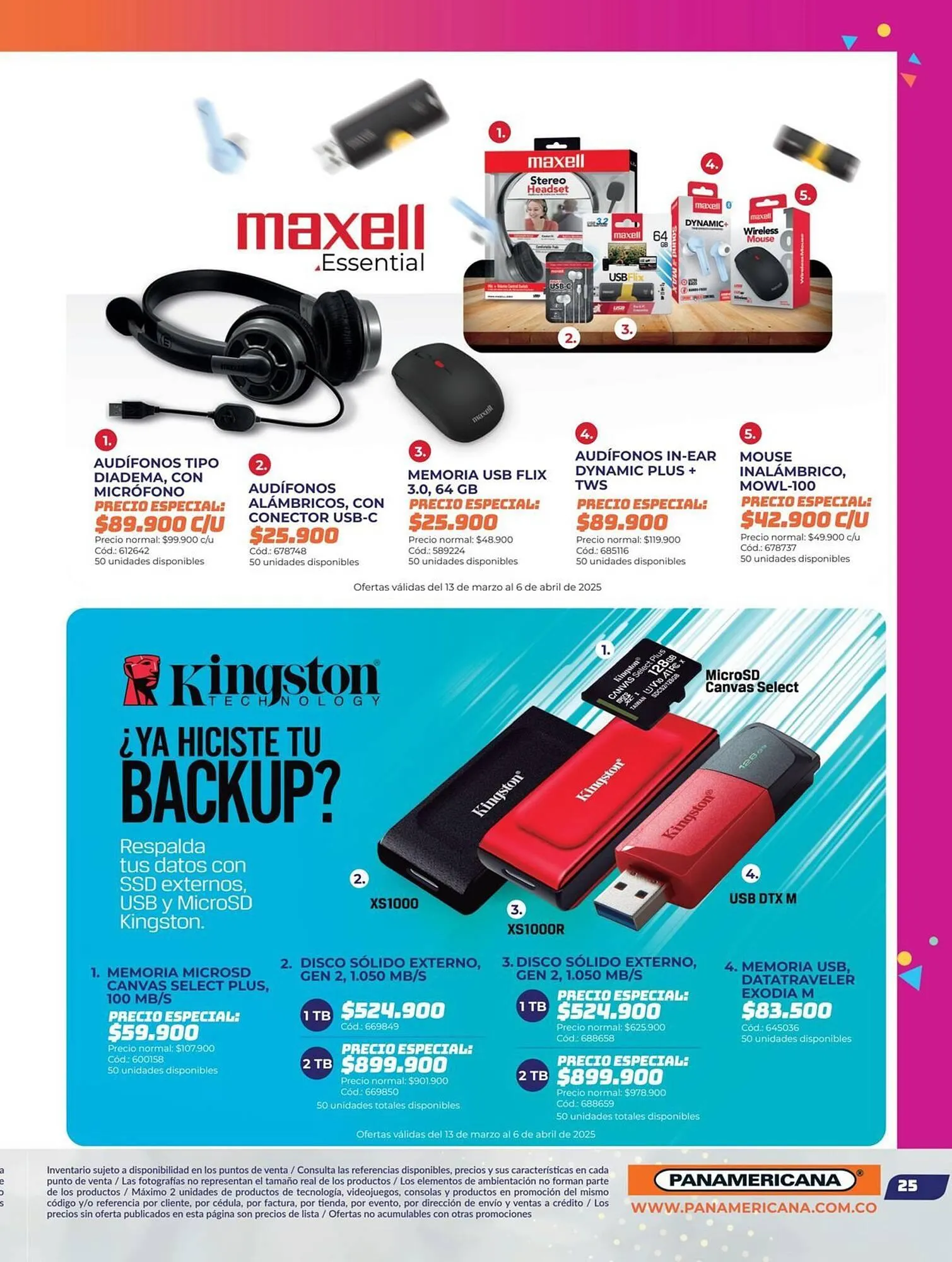 Catalogo de Catálogo Panamericana 20 de marzo al 5 de abril 2025 - Pag 25