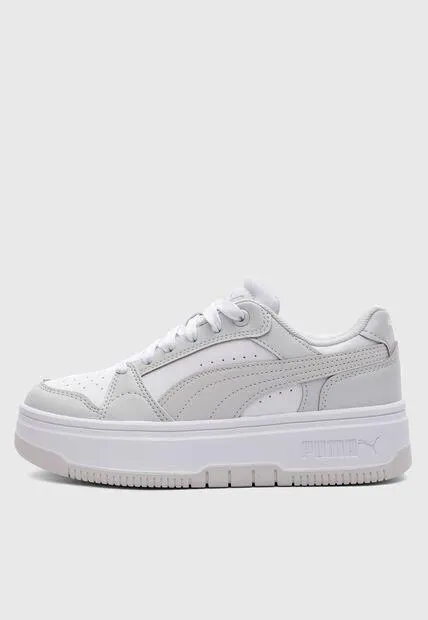 Tenis PUMA Rebound Femme Low Blanco