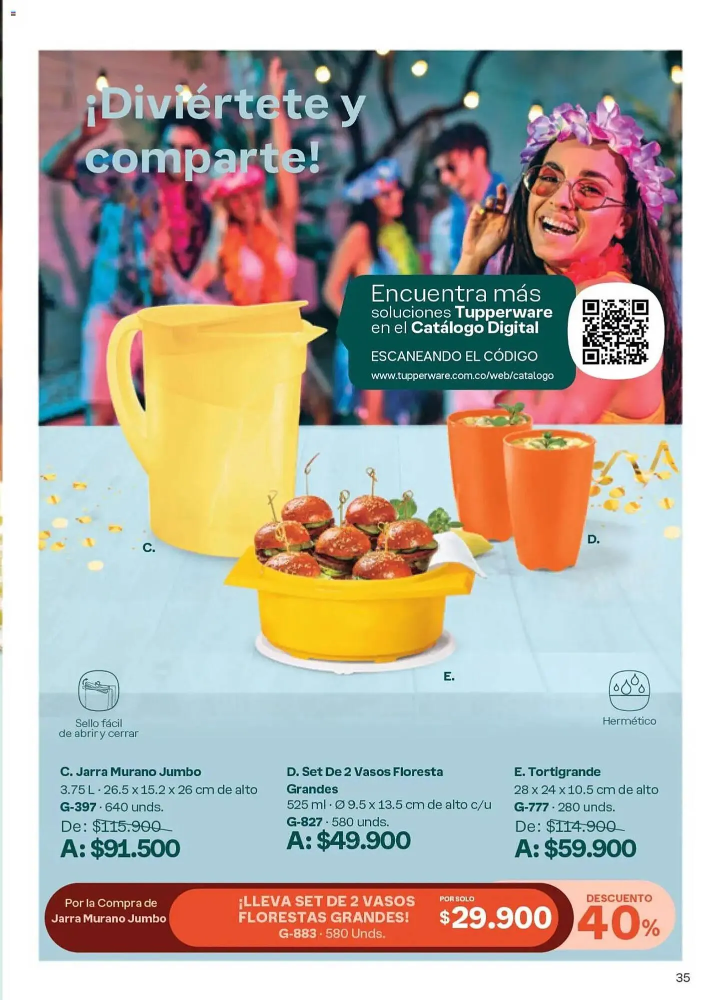 Catalogo de Catálogo Tupperware 29 de noviembre al 26 de diciembre 2024 - Pag 35