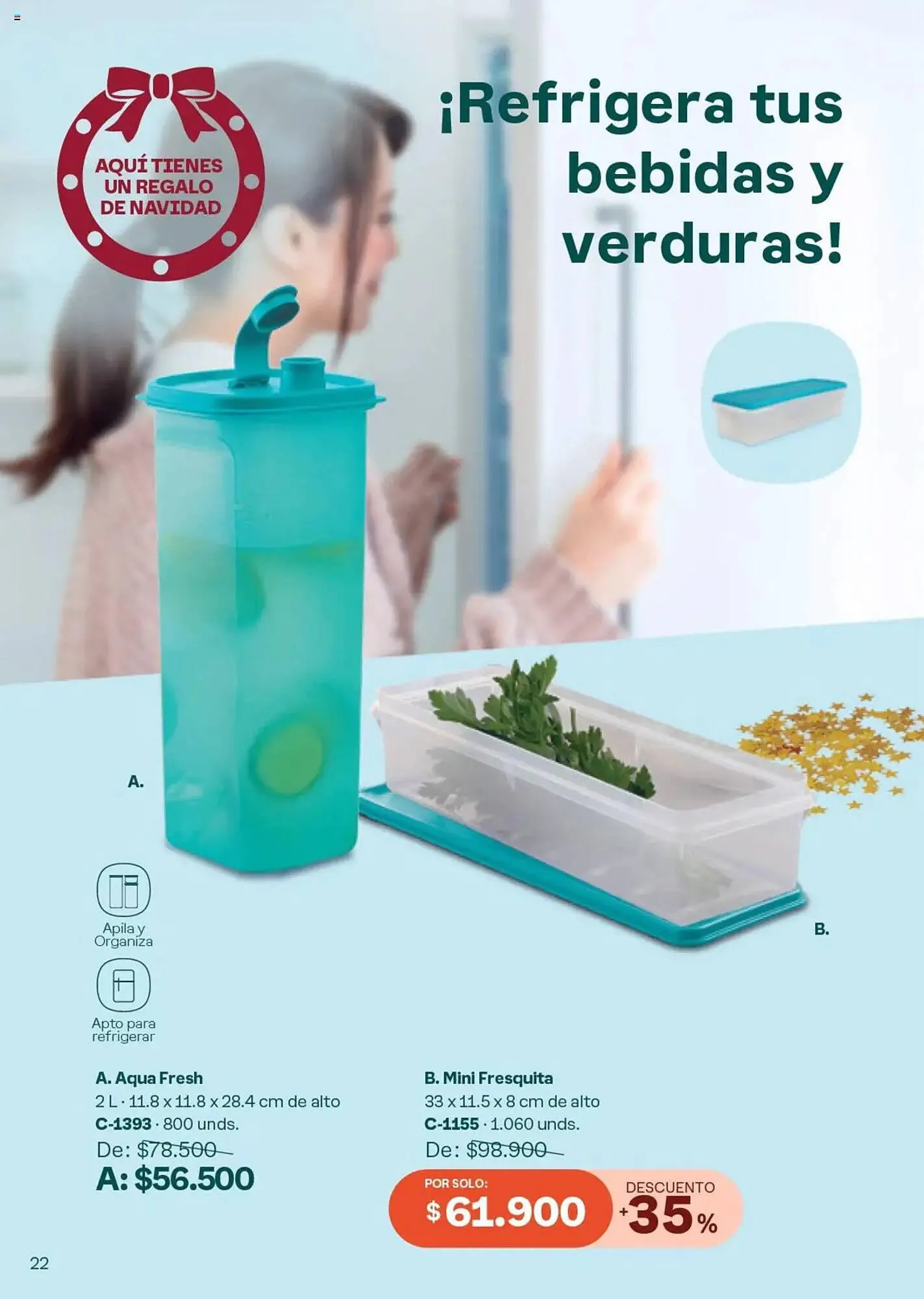 Catalogo de Catálogo Tupperware 29 de noviembre al 26 de diciembre 2024 - Pag 22
