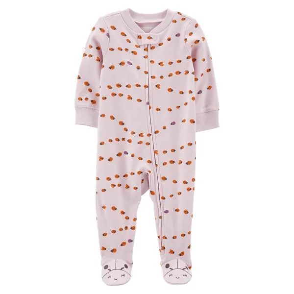 Pijama Enteriza con Pies Mariquitas Niñas - Carter's