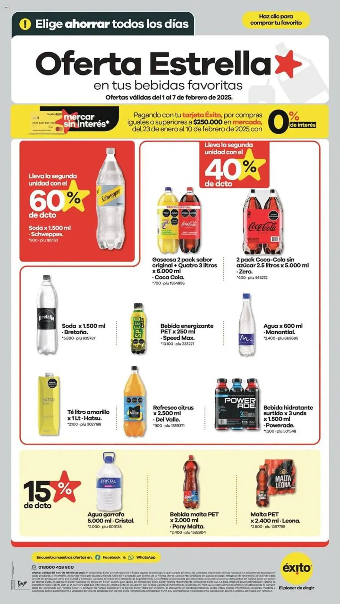 Catalogo de Catálogo Éxito 1 de febrero al 7 de febrero 2025 - Pag 1