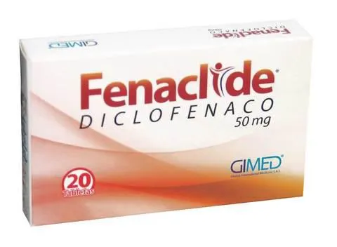 Fenaclide (diclofenaco) 50 Mg Caja X 20 Tab