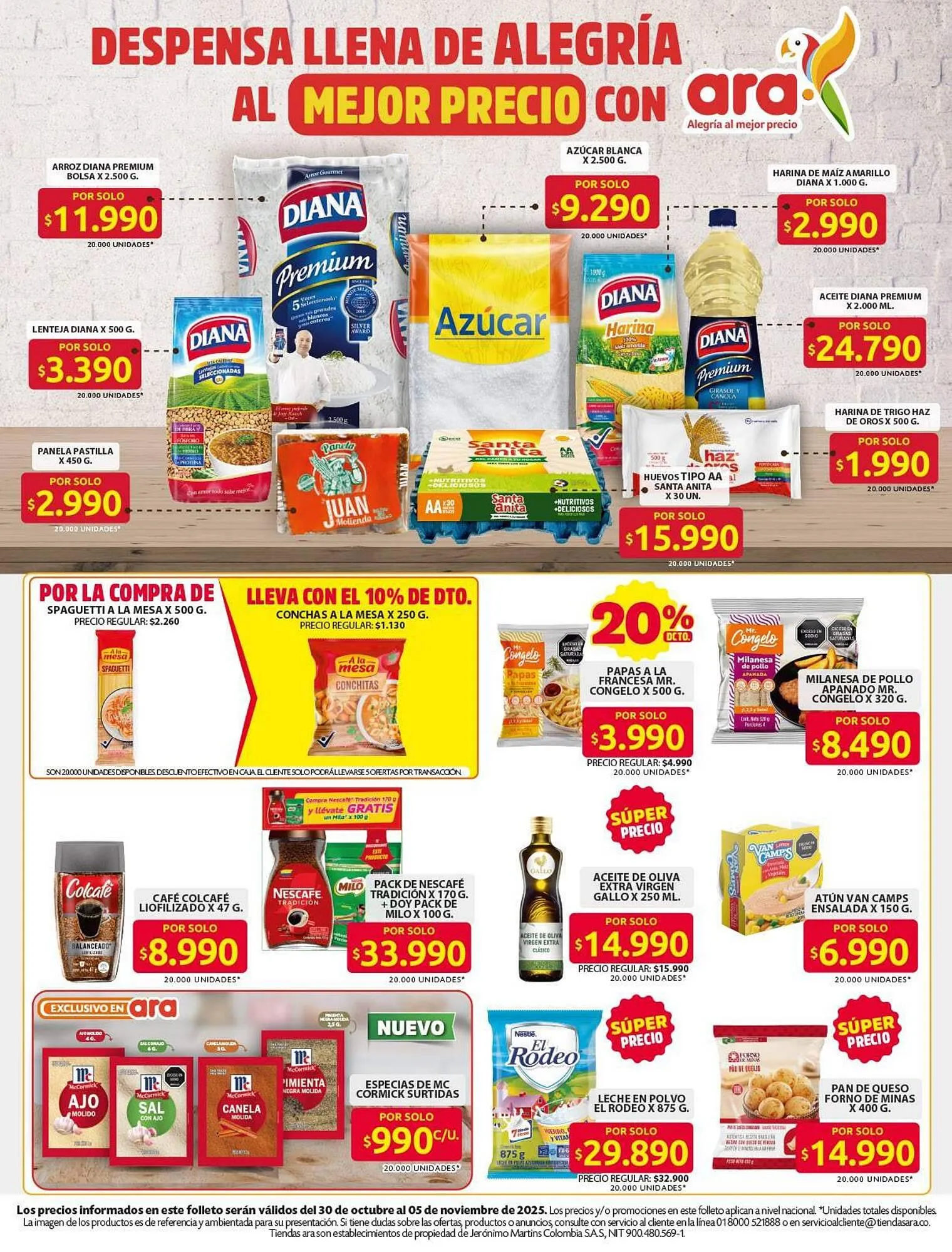 Catalogo de Catálogo Ara 30 de octubre al 5 de noviembre 2025 - Pag 2