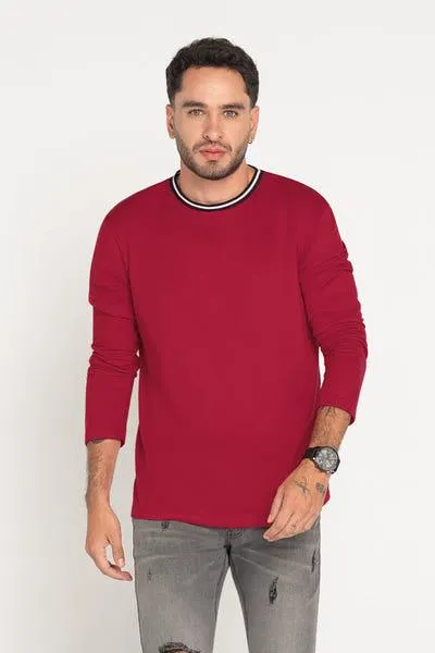CAMISETA MANGA LARGA Rojo