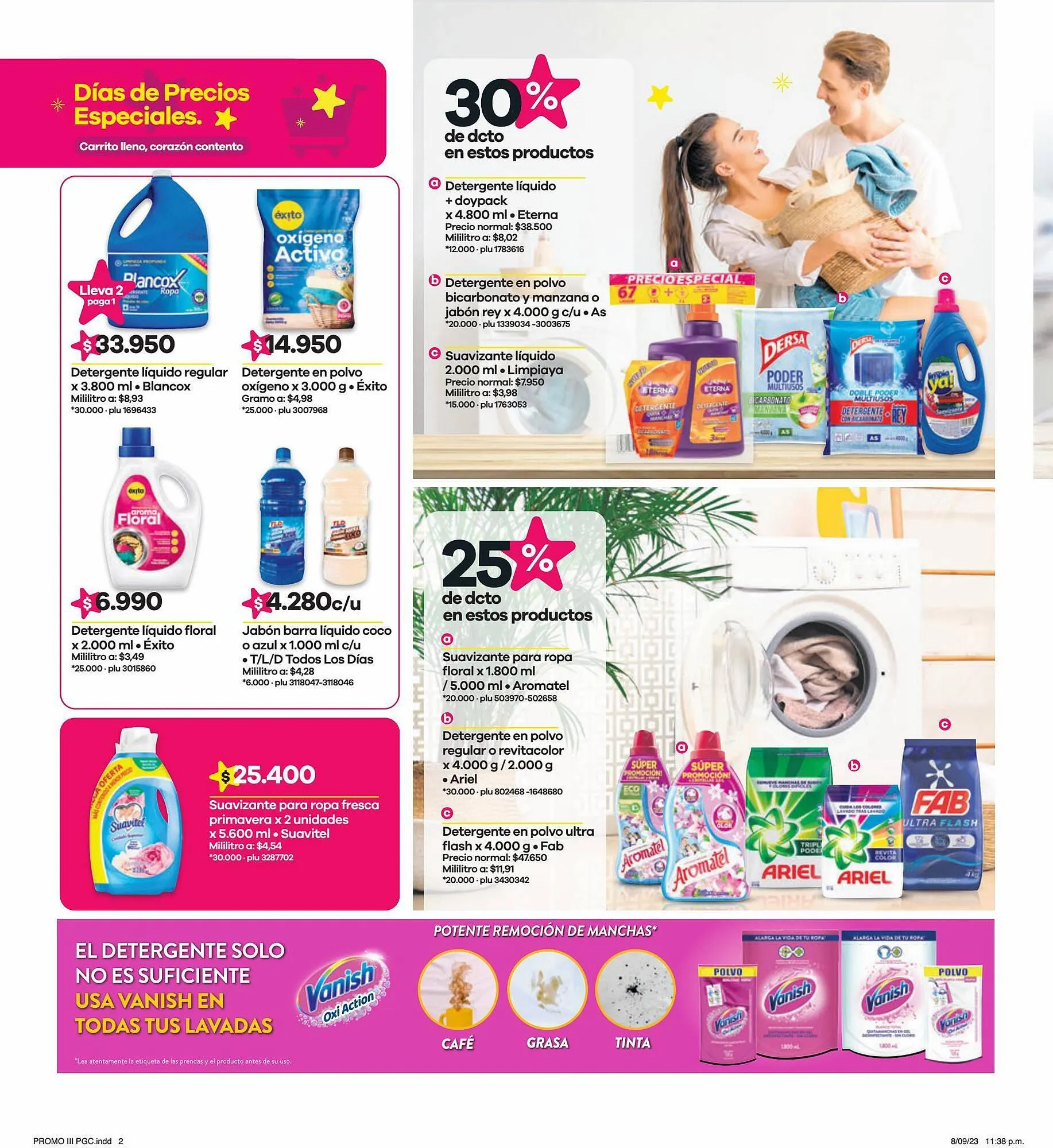 Catalogo de Catálogo Éxito 22 de septiembre al 16 de octubre 2023 - Pag 2