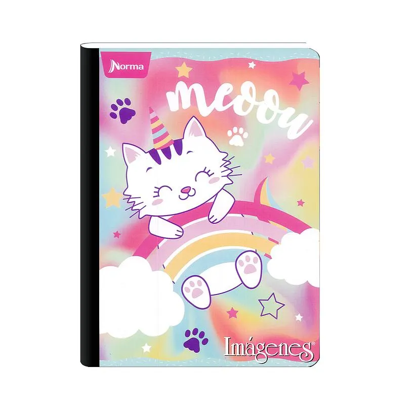 Cuaderno Cosido Imágenes Femenino 100 Hojas Cuadros