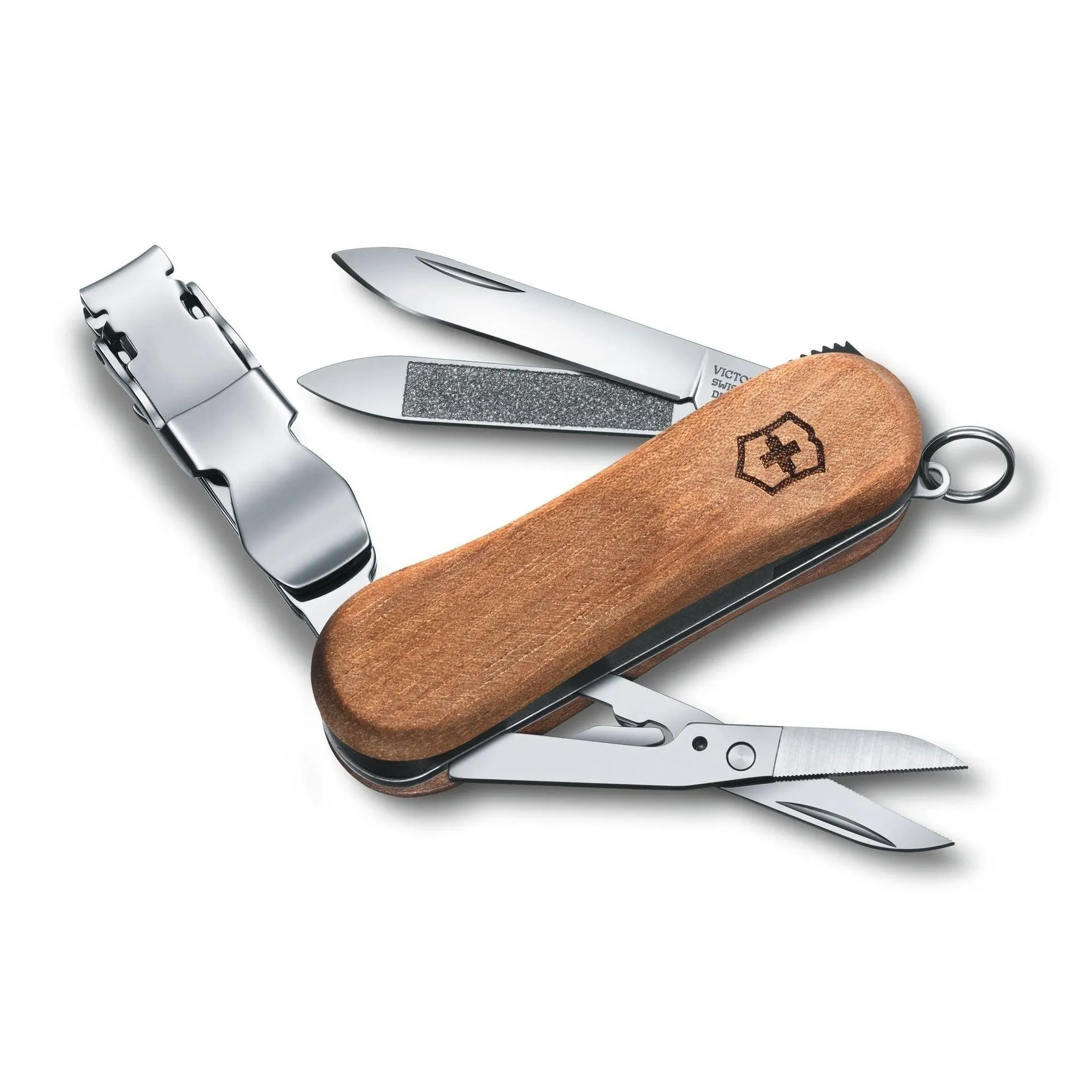 NAVAJA VICTORINOX NAILCLIP WOOD 580 NOGAL 0.6461.63