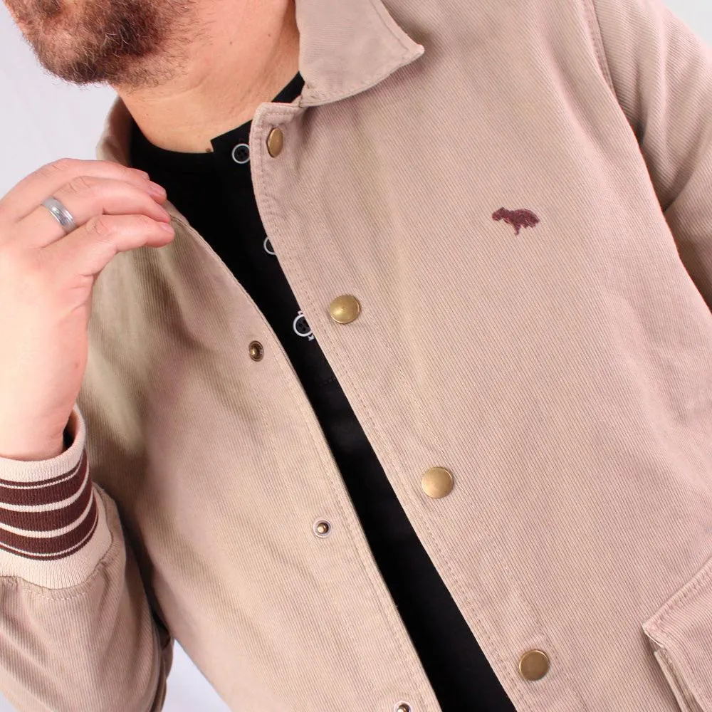 Chaqueta En Dril Hombre Lec Lee Kaky