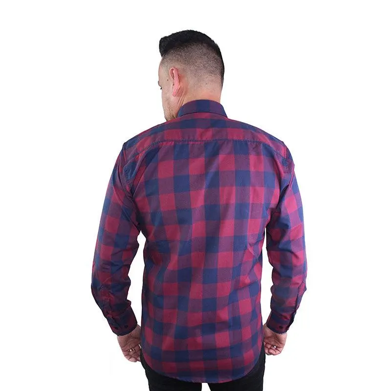 Camisa para Hombre Lec Lee - Vinotinto